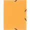 Exacompta 55909e chemise a 3 rabats avec elastique 24x32 cm polypro economique souple 4/10 eme coloris jaune