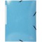 Lot de 25 : Exacompta 55929E Chemise a 3 rabats avec elastique IDERAMA 24x32 cm en carte lustree pelliculee brillante 600g monob