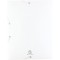 Exacompta Kreacover 55992E Chemise a  3 rabats elastiques Opaque A4 Blanc