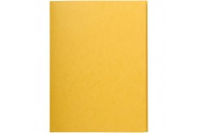 Exacompta - Ref. 56404E - 1 chemise simple sans elastique avec 3 rabats en carte lustree 390 g/m² - chemise certifie