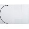 Exacompta - Ref. 56742E - 1 chemise a  elastique 3 rabats Crystal - en polypropylene 5/10 eme haute transparence - dimensions 24