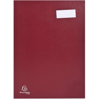 Exacompta 57025E Parapheur direction dos a  soufflets 20 compartiments 24 x 32 Rouge