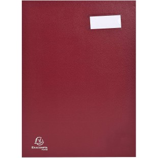 Exacompta 57025E Parapheur direction dos a  soufflets 20 compartiments 24 x 32 Rouge