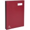 Exacompta 57025E Parapheur direction dos a  soufflets 20 compartiments 24 x 32 Rouge