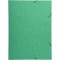 Exacompta - Ref. 59515E - Chemise a  elastiques 3 rabats carte lustree 600gm² - A3 - vert