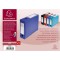 Exacompta - Ref. 59832E - 1 Boite d'archives a  pression en polypropylene opaque - Dos 80 mm - Porte etiquettes sur les 2 faces 