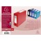 Exacompta - Ref. 59935E - 1 Boite d'archives a pression en polypropylene opaque - Dos 100 mm - Porte etiquettes sur