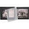 Exacompta - Ref. 60054E - 1 Album photos a  vis 40 pages noires Harmony - Format 37x29 cm - couverture balacron noir paillete - 