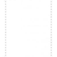 2000 FEUILLES DE LISTING BLANC 240X11" 1PLI BANDES CAROLL DETACHABLES 60G