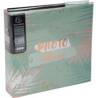 Exacompta - Ref. 62222E - Album photos a  pochettes PASTEL TROPIC - 200 photos 10x15 cm - 100 pages - Format 22,5x32,5 cm - albu