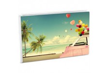 Lot de 12 : EXACOMPTA - 1 Mini Album Photos a Pochettes Souples - 24 photos de 10x15 cm - Format horizontal 17x12,5 cm - 3 Visue
