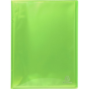 Lot de 8 : Exacompta - Ref. 85970E- 1 protege-documents Iderama - Couverture en polypropylene semi-rigide -100 pochettes interie