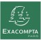 Exacompta 86234E Porte vues Exactive couverture semi rigide 20 pochettes (40 vues) avec pochettes plastique lisses et ultra tran