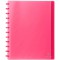 Exacompta - Ref. 86355E - Protege-Documents a  Anneaux - Rouge & 86002E Intercalaire 6 touches en polypropylene couleur format m