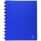 Exacompta - Ref. 86362E - Protege-Documents a  Anneaux et Pochettes Detachables 60 Vues / 30 Pochettes - A4 - Bleu
