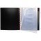 Exacompta 86434E Porte vues Exactive couverture semi rigide 40 pochettes (80 vues) avec pochettes plastique lisses et ultra tran