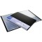 Exacompta 88101E Porte-vues personalisable rigide Kreacover Up line A4 avec porte etiquettes sur 3 Faces 20 vues Noir