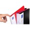 Exacompta 88101E Porte-vues personalisable rigide Kreacover Up line A4 avec porte etiquettes sur 3 Faces 20 vues Noir