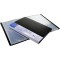 Exacompta 88101E Porte-vues personalisable rigide Kreacover Up line A4 avec porte etiquettes sur 3 Faces 20 vues Noir
