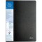 Exacompta 88201E Porte-vues personalisable rigide Kreacover Up line A4 avec porte etiquettes sur 3 Faces 40 vues Noir