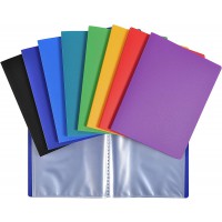 Lot de 10 : Exacompta - Ref. 88210E - 1 Protege-documents en polypropylene semi-rigide OPAK 40 vues / 20 pochettes lisses haute 