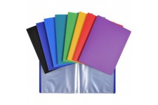 Lot de 10 : Exacompta - Ref. 88210E - 1 Protege-documents en polypropylene semi-rigide OPAK 40 vues / 20 pochettes lisses haute 