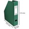 Exacompta - Ref. 90153E - Porte revue en PVC - Dos de 7 cm - livres a plat - Dimensions 31,5 x 23,5 x 7 cm - Pour d