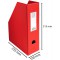 Exacompta - Ref. 90165E - Porte revue en PVC - Dos de 10 cm - livres a plat - Dimensions 31,5 x 23,5 x 10 cm - Pour