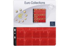 Exacompta - Ref. 96006E - 1 sachet de 3 recharges Numismatiques de 43 cases cristal pour 129 pieces de monnaie diametres 20,25,3