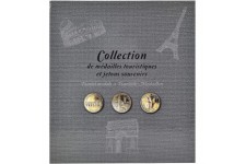 Exacompta - Ref. 96113E - 1 album de collection pour 50 medailles touristiques ou jetons souvenirs (diametre 34mm) - Couverture 