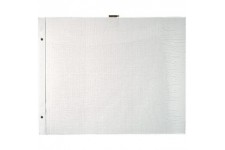 Exacompta - Ref. 16812E - 1 Sachet de 10 Recharges pour album a  vis pages blanches au format 37x29 cm - avec vis d'extensions e