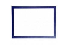 Exacompta - Ref. 39202E - Une Pochette Affichage Mural Magnetique, pour Format A4, Cadre Couleur Bleu