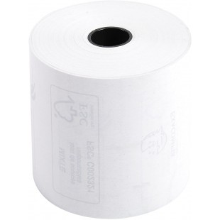 Lot de 10 : Exacompta Credit Card and Cash Register Receipt Roll, 57mm x 44m, White