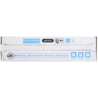 Lot de 20 : Exacompta 40642E rouleaux de papier pour caisse enregistreuse Blanc 57 x 30 mm 55 g/m² Sans BPA