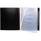 Exacompta 86334E Porte vues Exactive couverture semi rigide 30 pochettes (60 vues) avec pochettes plastique lisses et ultra tran