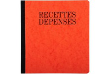 Exacompta - Ref. 930E - 1 Piqure recettes-depenses - Numerotee - Format vertical - Dimensions exterieures : 21 x 19 cm - 80 page