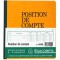 Exacompta - Ref. 950E - 1 Piqure position de compte - Numerotee - Format vertical - Dimensions exterieures : 21 x 19 cm - 80 pag