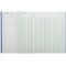 Exacompta 6460E Cahier pique Achats foliote 32 x 25 cm Vertical 15 Colonnes sur 2 pages 80 pages 33 lignes