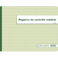 Exacompta 6618E Piqure 24/32 Controle Medical 60 Pages