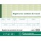 Exacompta - Ref. 6619E - Piqure 24x32cm - Registre des accidents du travail - 20 pages