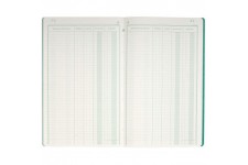 Exacompta 7400E Cahier pique Inventaire Vertical foliote 32 x 19,5 cm 80 pages 31 lignes 110 g/m²