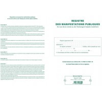 Exacompta 7430E Registre pique d'identification des vendeurs 32 x 19,5 cm Objets Mobiliers 80 pages format Vertical 110 g/m²