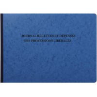 Exacompta 9620E - Piqure Journal des Recettes Depenses des Professions Liberales - 27 x 38 cm - 80 pages - Couleur Aleatoire