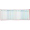 Exacompta - Ref. 13501E - 1 Carnet de position de compte - Format horizontal - Dimensions exterieures : 11 x 15 cm - 