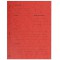 Exacompta 220105E Pack de 25 Chemise cartonnee sans rabat sans rabat pour Avocats 25 x 32 cm Rouge