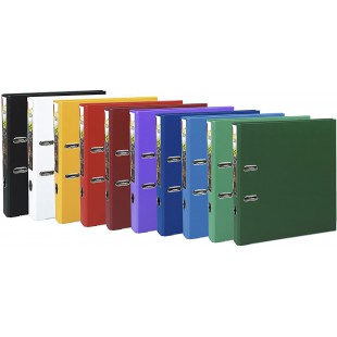 Lot de 10 : Exacompta - ref. 53154E - classeurs a levier A4 MAXI Prem'Touch - Dos de 50 mm - Mecanique 55 mm - Dimensions exte