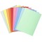 Exacompta - Ref. 330100E - Paquet 10 chemises rigides SUPER 210 g/m2 aux couleurs pastel - chemises certifiees PEFC - dimensions