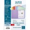 Exacompta - Ref. 330100E - Paquet 10 chemises rigides SUPER 210 g/m2 aux couleurs pastel - chemises certifiees PEFC - dimensions