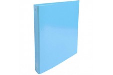 Exacompta - ref. 519292E - 1 Classeur rigide Pellicule Iderama - 4 anneaux ronds diametre 30 mm - Dos 40 mm - Dimensions exterie