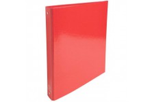 Exacompta - ref. 519295E - 1 Classeur rigide Pellicule Iderama - 4 anneaux ronds diametre 30 mm - Dos 40 mm - Dimensions exterie